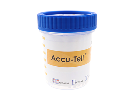 Accu-Tell® Multi 10 Drug Cup: Comprehensive Upgrade! Dual Alcohol & Urine Adulteration Detection with Authoritative Certification for Precision Screening