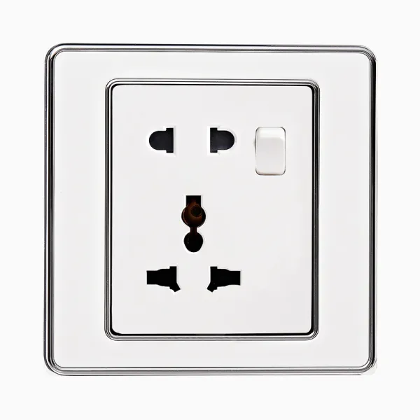 A6S Series White Multifunctional Socket