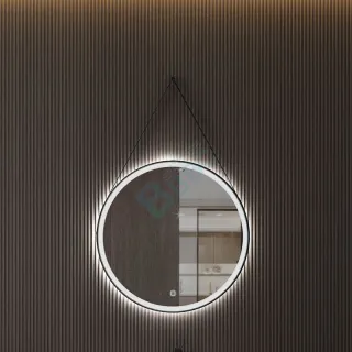 Metal Frame  Round Wall-hung LED Mirror