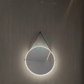 Round Frame Wall-hung LED Mirror