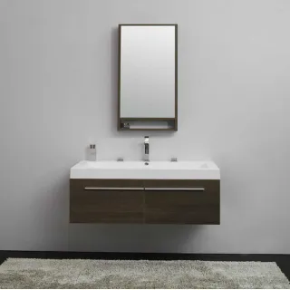 A bathroom vanity can be a statement fixture or more storage space.