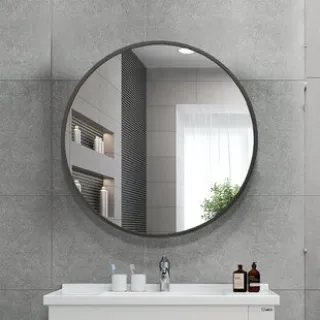 This led bathroom mirror wheel is simple and elegant, showing your exquisite style. This mirror adds new space to your home decoration. 
