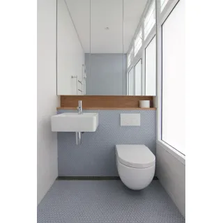 The main advantage of wall-mounted/wall-mounted toilets is that they look stylish. They also give you the option to mount them at any height you want, something no other toilet can achieve. Cleaning them is also very easy.