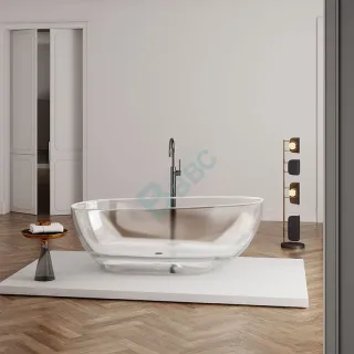 Transparent Free-standing Bathtub