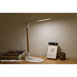 Wood Combined LED Desk Lamp