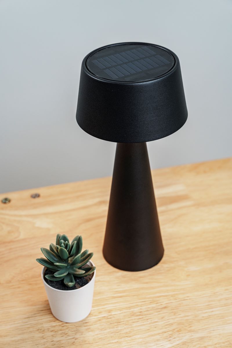 Solar charging/Magnetic head removable LED table lamp(KL-25013S)