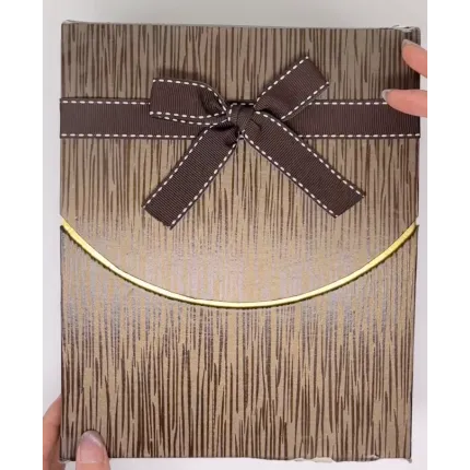 Popular cardbord Paper Packaging with bowknot