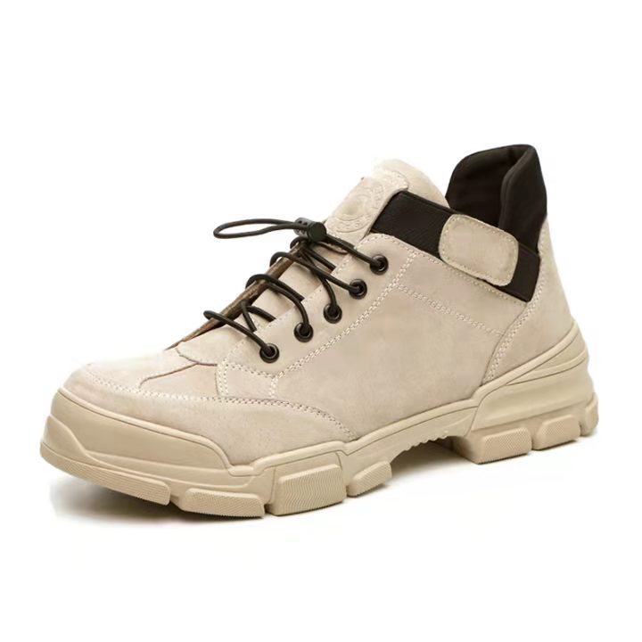 Suede cowhide anti-smashing anti-puncture casual fashion work shoes