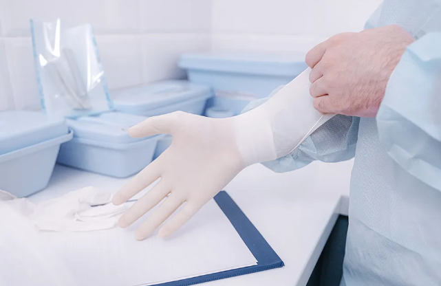 Medical Rubber Examination Gloves