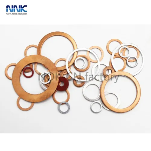 Junta de arandela de cobre junta de anillo plano Arandelas de amortiguación de sellado de cobre