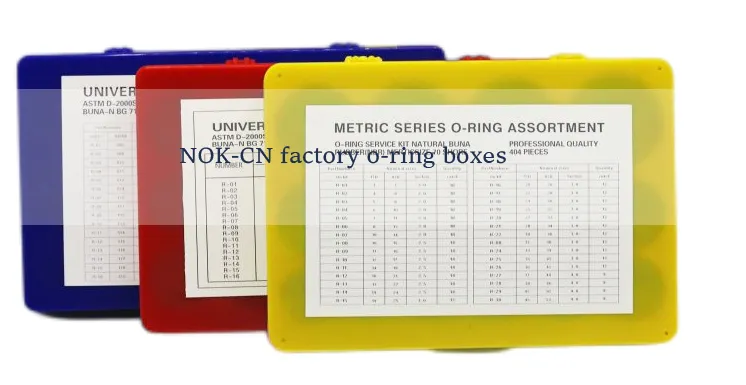 Series de junta tórica Sello de reparación de caja 419 piezas Cajas de kit de junta tórica métrica de goma NBR