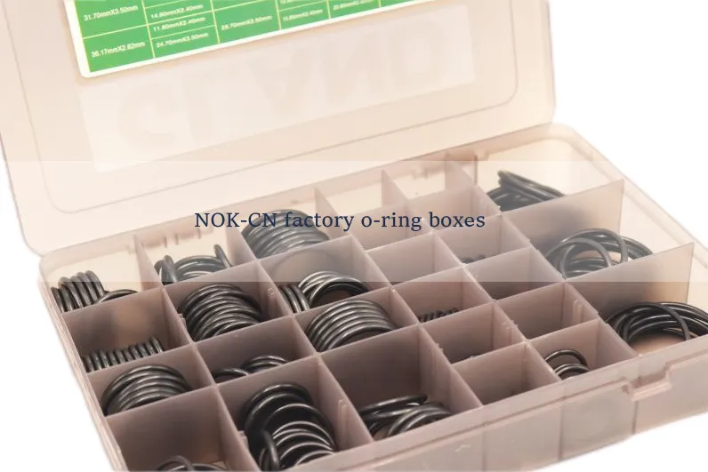 447 قطعة من صناديق إصلاح الحفارات القياسية على شكل دائري NBR FKM سيليكون المطاط O Ring Kit
