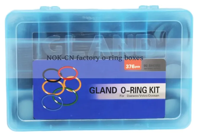 Silicone O-Ring Repair Kit with 30 Sizes & 386 Pcs