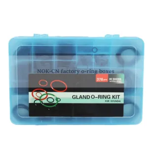 376 جهاز كمبيوتر شخصى O Ring Seal Kit box for VOLVO، HYUNDAI، DOOSAN Excavator Repair Gasket Kit