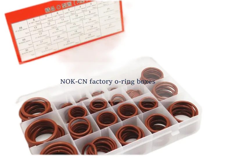 FKM O ring box 347pcs for Excavator and Construction Machinery Type A