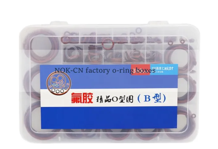 FKM O ring box 363pcs for Excavator and Construction Machinery Type B