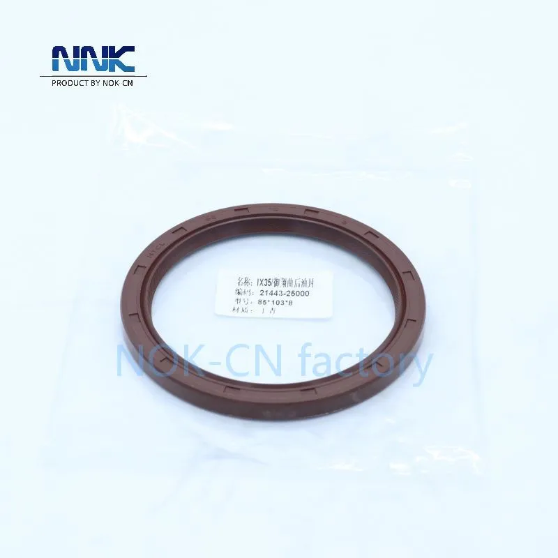 NOK - CN 21443-25000 ختم الزيت الخلفي للعمود المرفقي لـ Hyundai IX35 / Yuxiang 85 * 103 * 8