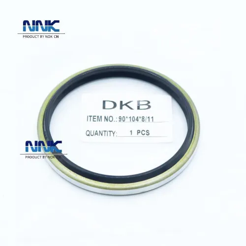 Sello de goma del sello de aceite del polvo de NOK-CN 90*104*8/11 Dkb para las máquinas hidráulicas de la construcción del sello del limpiaparabrisas
