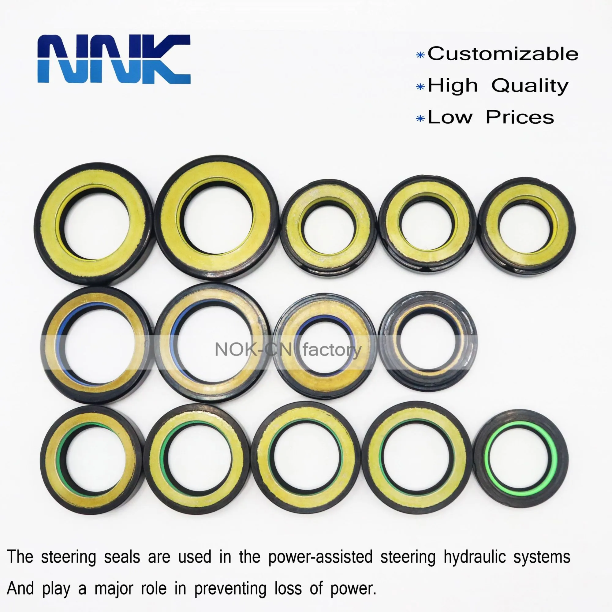 Replacement cost of power steering oil seal, types of steering oil seal