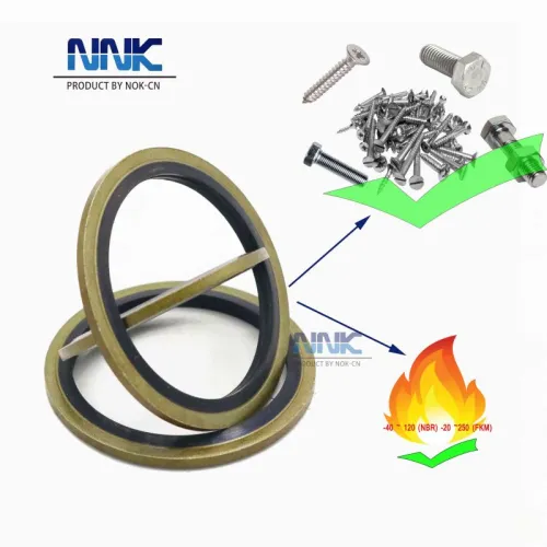 metal rubber bonded seal washer can be customization