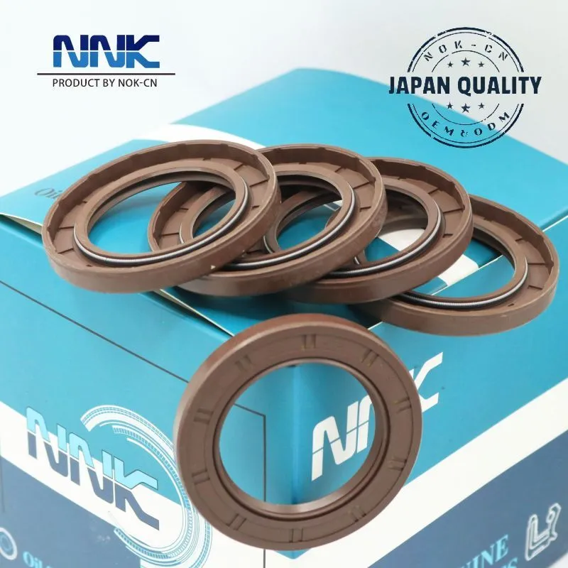 52*78*9 Shaft Oil Seal NBR FKM Rubber Rotary shaft oil seal rubber cover double lip with spring skeleton oil seal