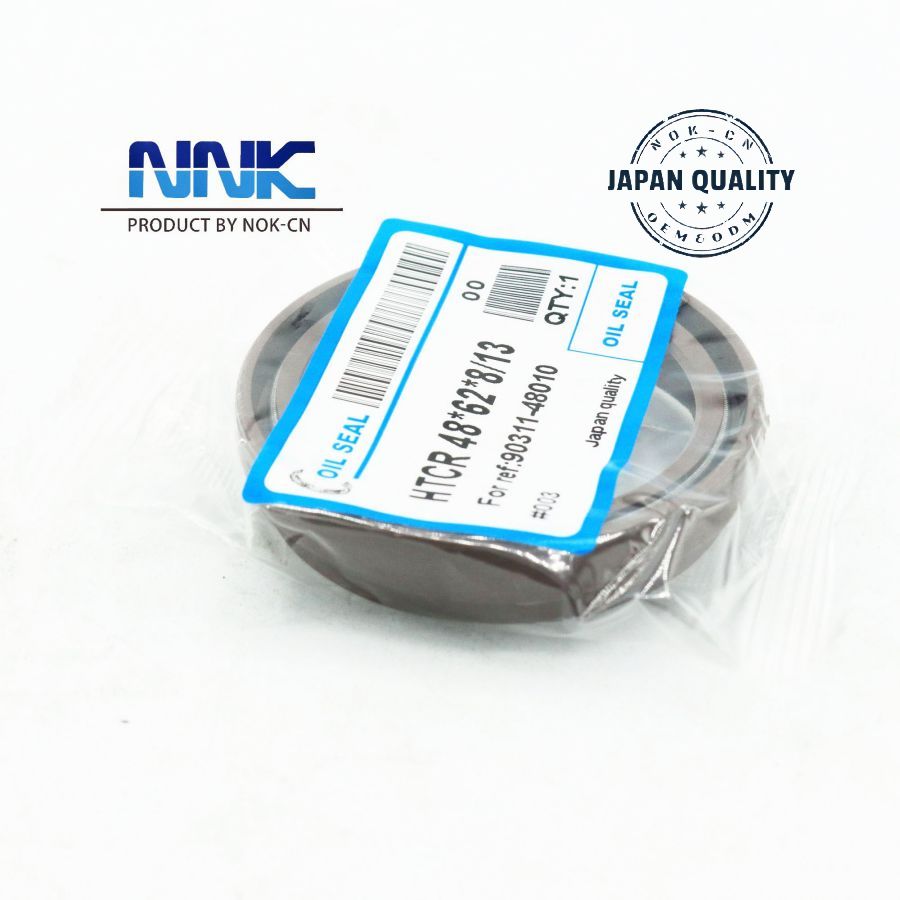 48*62*8/13 Double Lip Nitrile Rotary Shaft Oil Seal with Spring Metric
