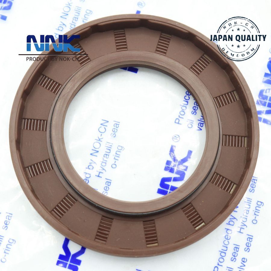 EAI 28x47x7mm FKM Oil Shaft Seal With Stainless Steel Spring - Double Lip Rotary