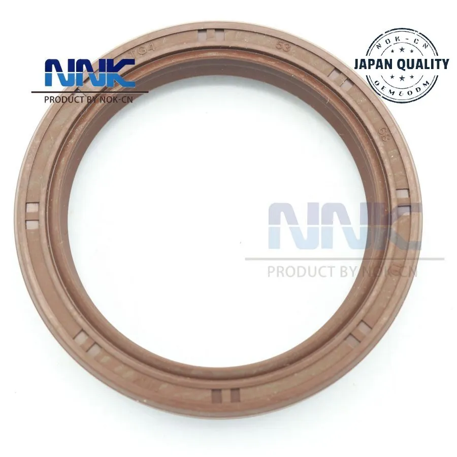 Nitrile Rubber Cover Double Lip with Spring for Bearing Shaft 53*68*10 tg4 oil seal brown