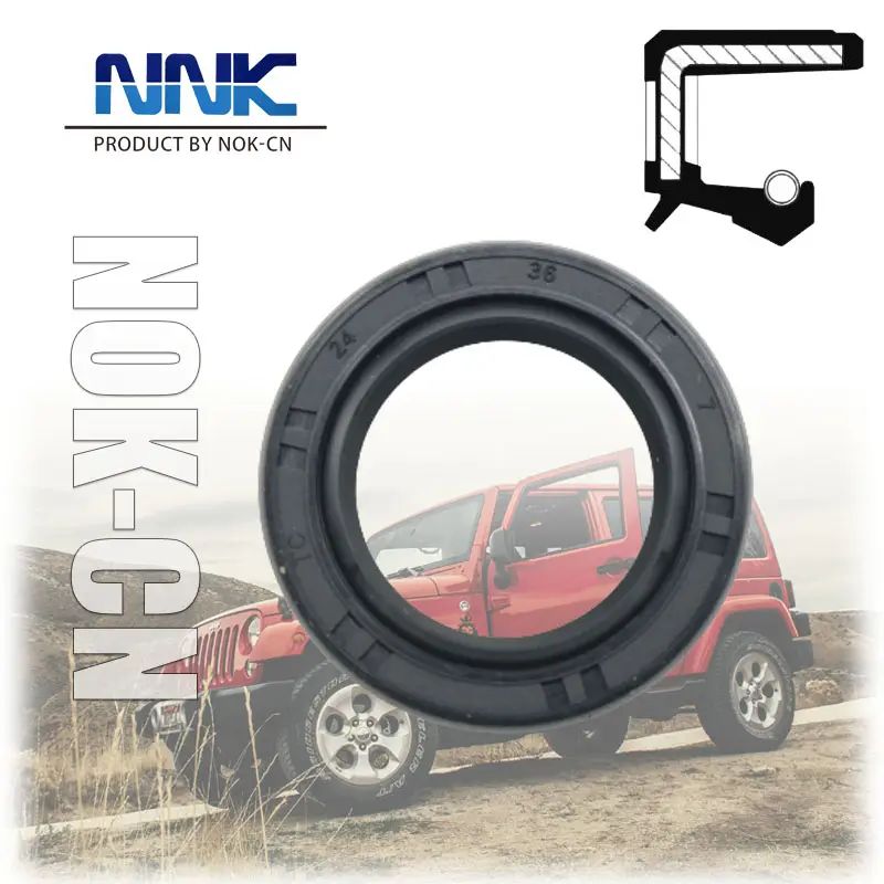 AVX Shaft Oil Seal TC24.5x37.93x6 - Rubber Lip Seal, 24.5mm ID X 37.93mm OD X 6mm Width