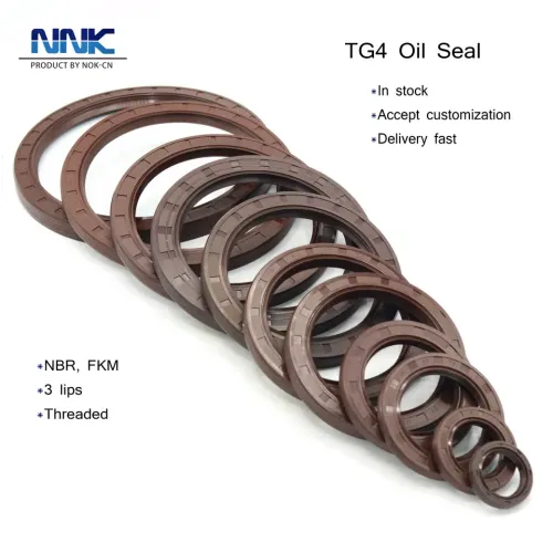 42*76*10 Sello de aceite del eje TG4 Resistencia a las altas temperaturas impermeabilidad resistencia a la corrosión larga vida útil Sello de aceite FKM/NBR