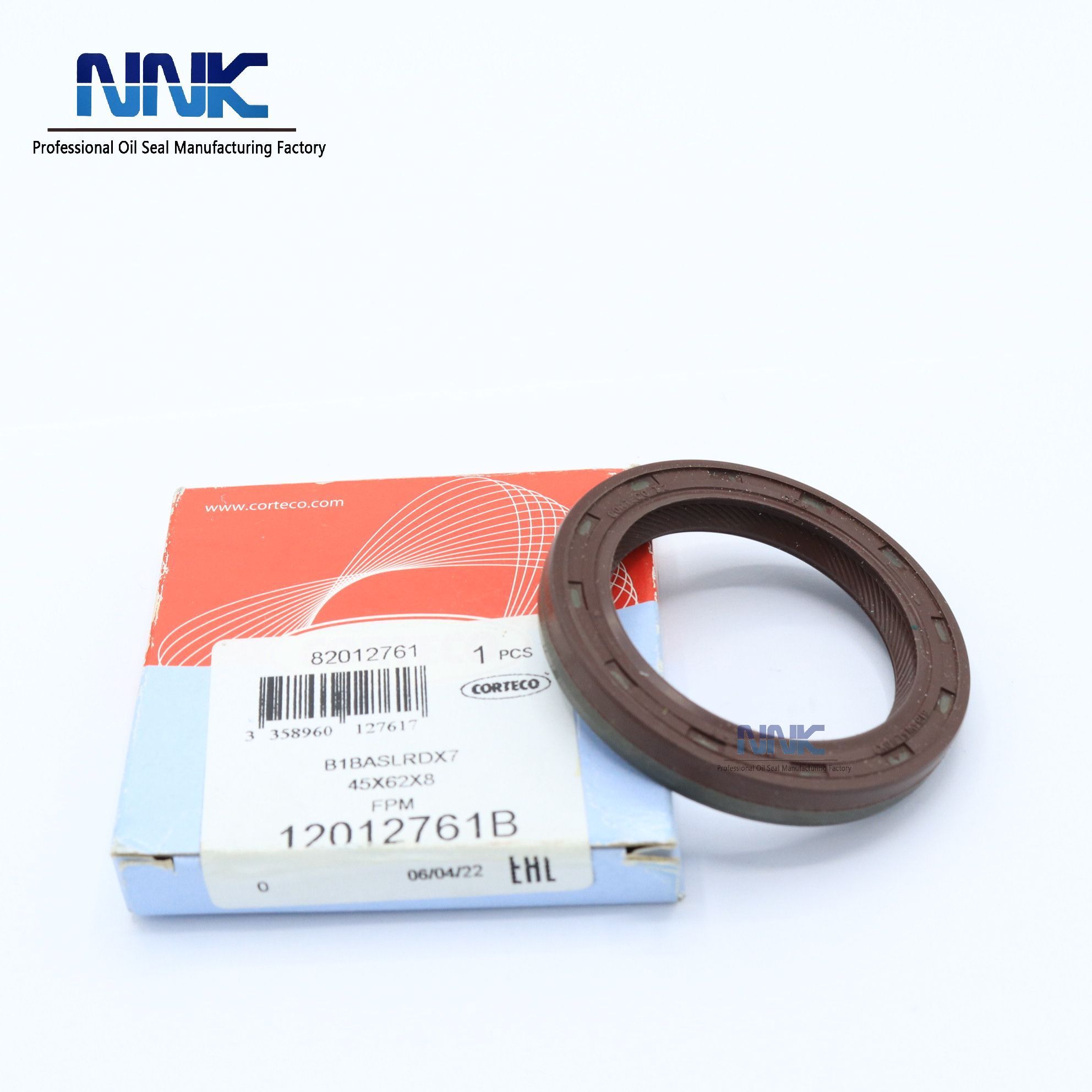 45*62*8 Corteco 12012761B FPM Engine Crankshaft Oil Seal