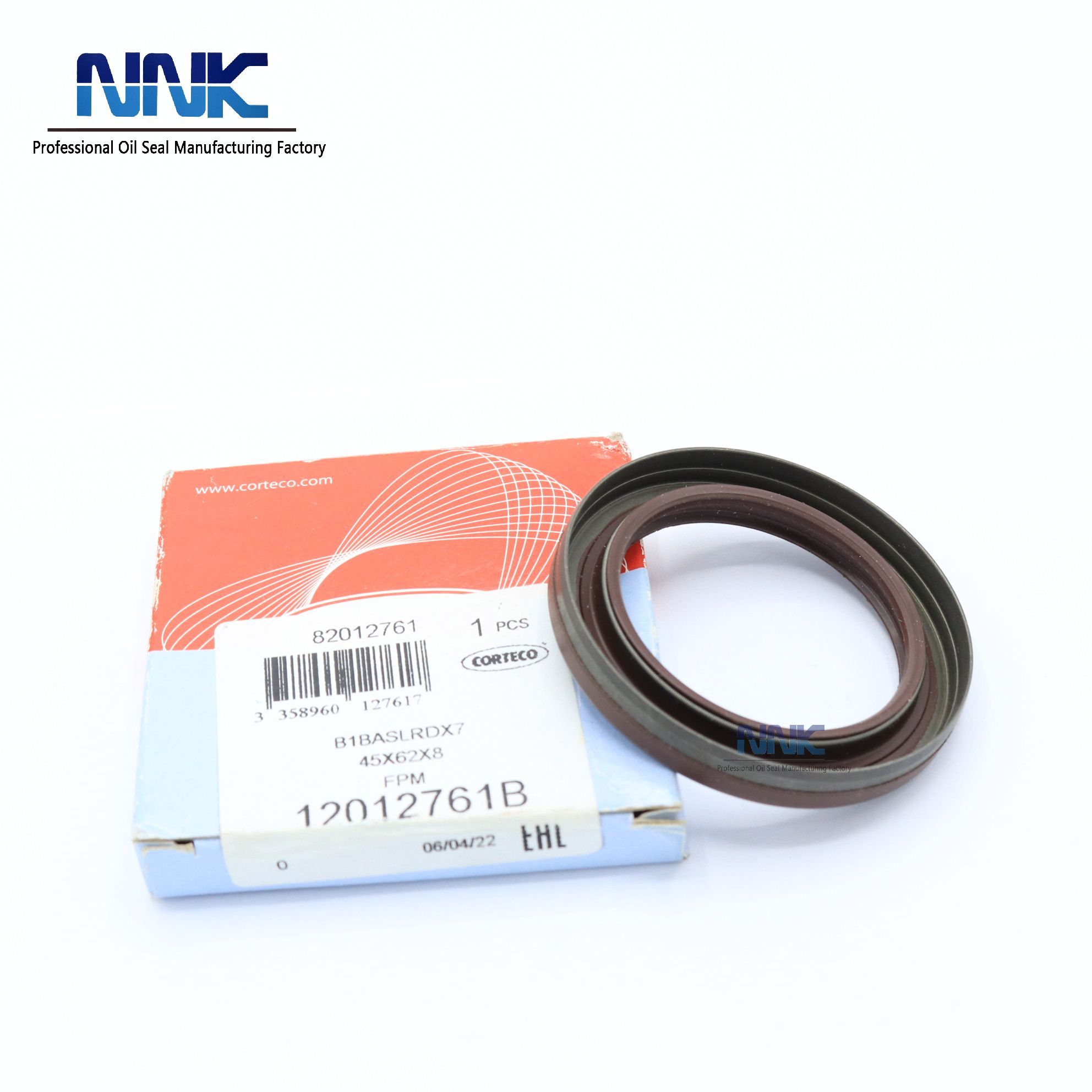 45*62*8 Corteco 12012761B FPM Engine Crankshaft Oil Seal