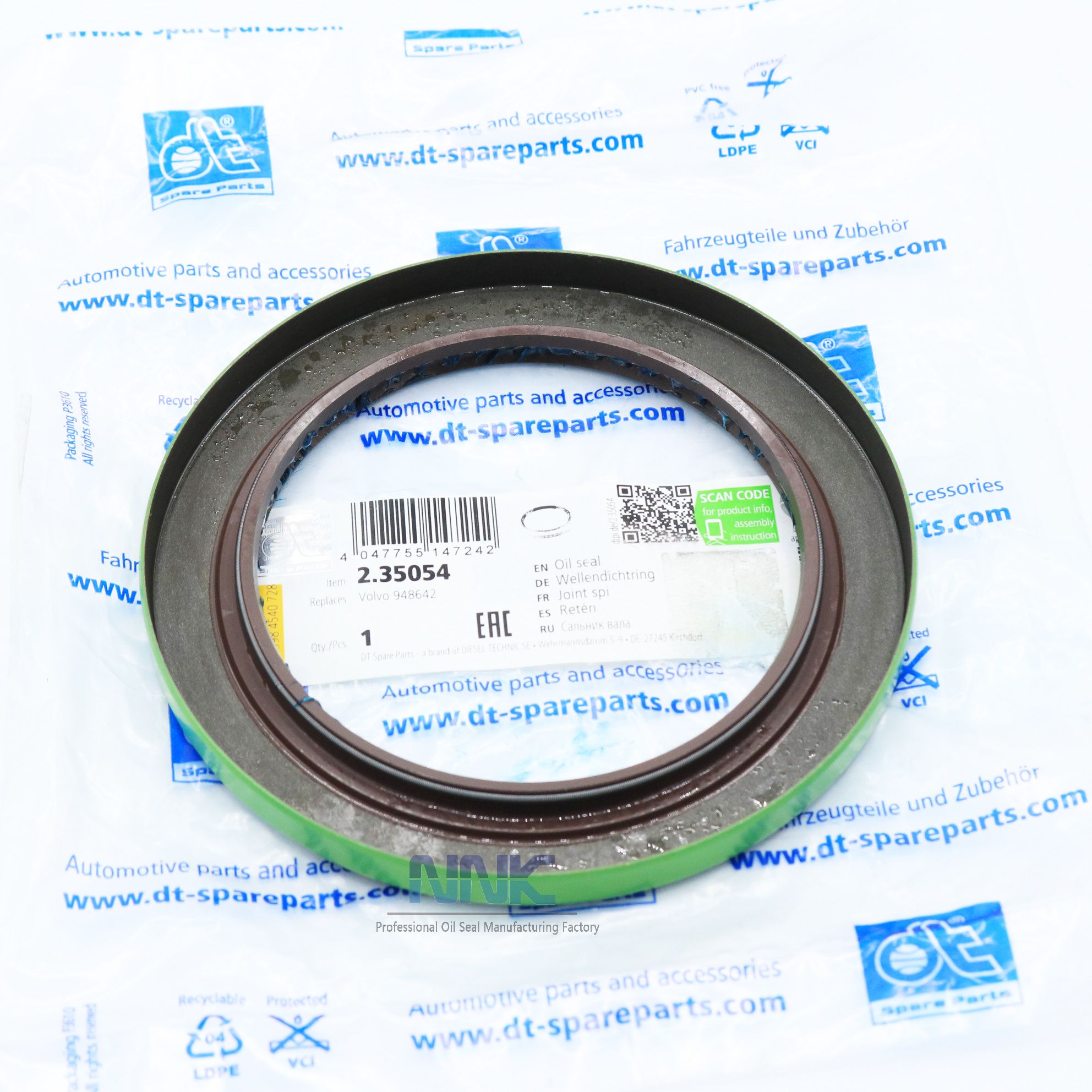 2.35054 Differential Rear Propshaft Oil Seal 90*125.3*10 OEM948642
