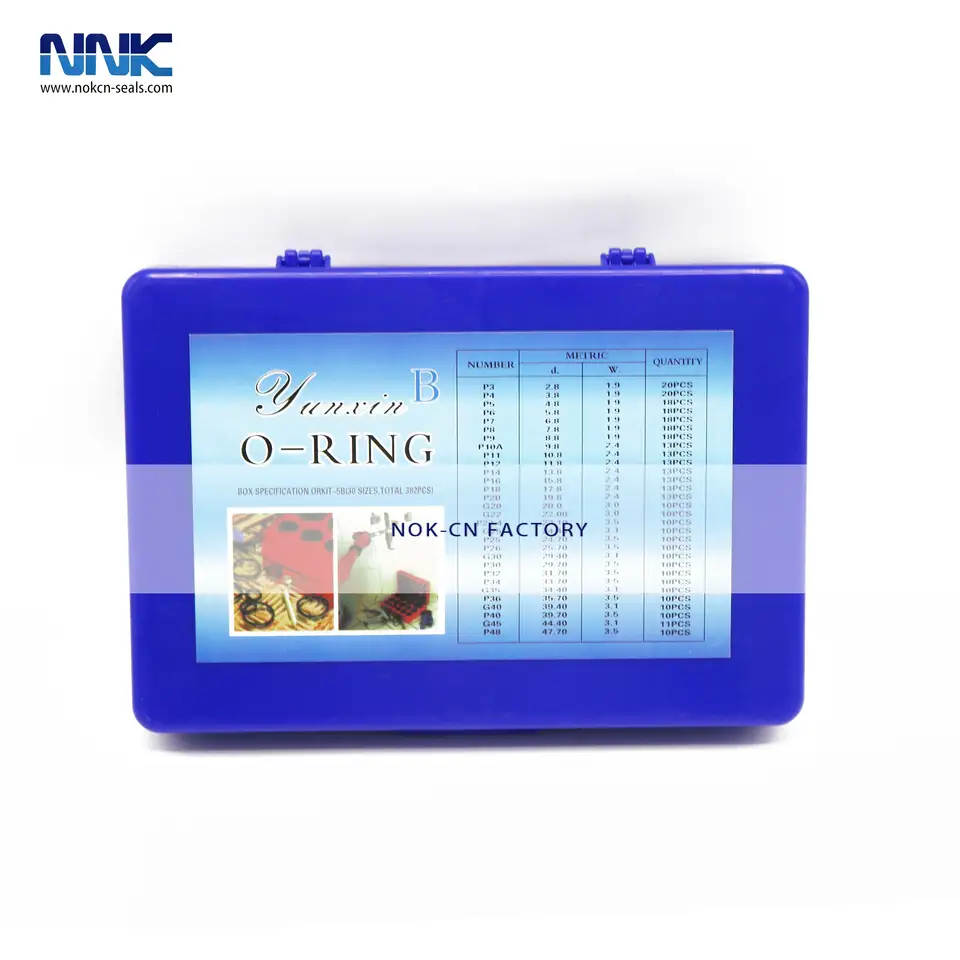 Oring Kit Set 382pcs Oring Searies Box Repair Seal O-Ring Kit