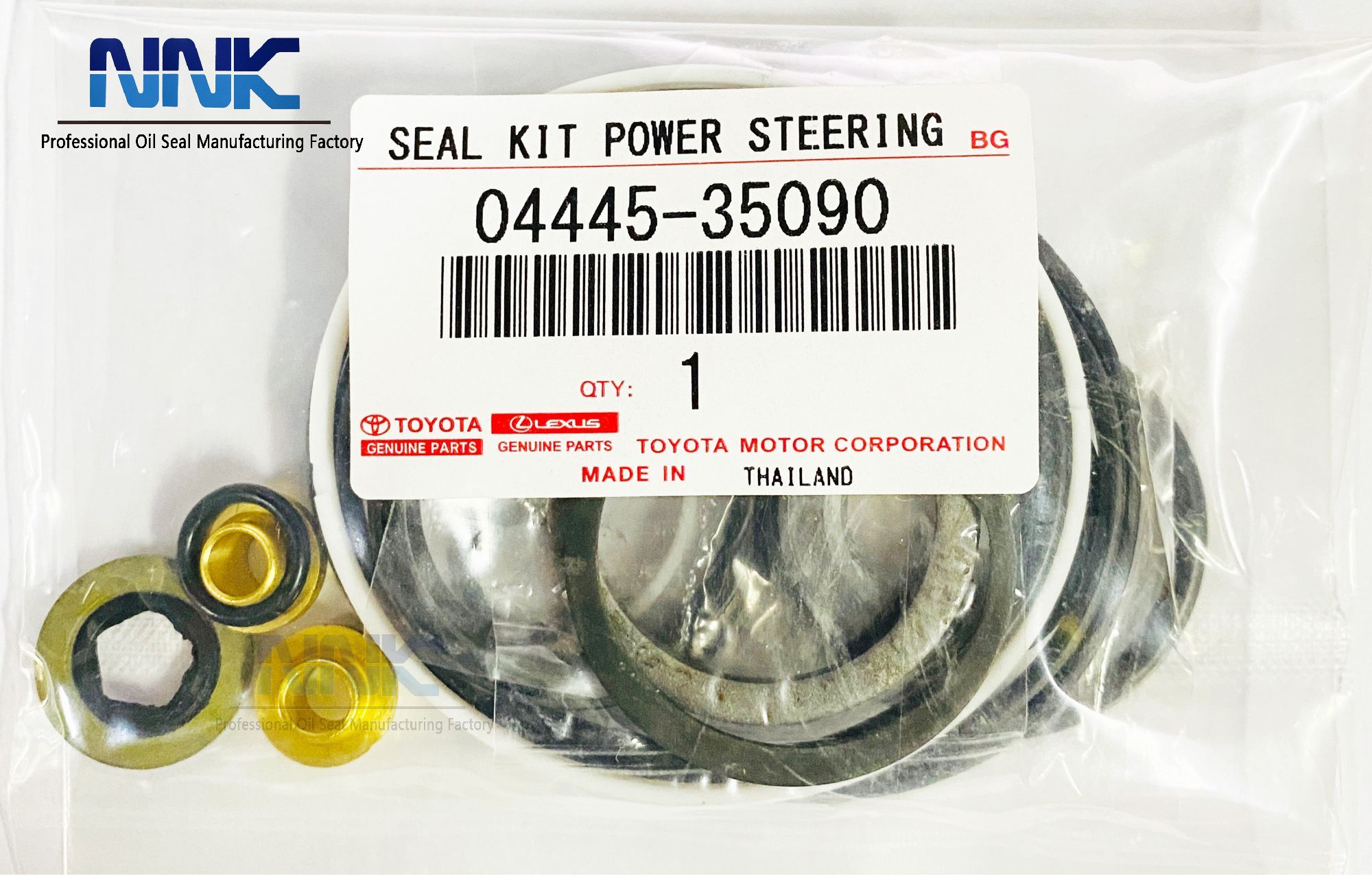 04445-35090 Power Steering Rack Gear Repair Seal Gasket Kit For Toyota