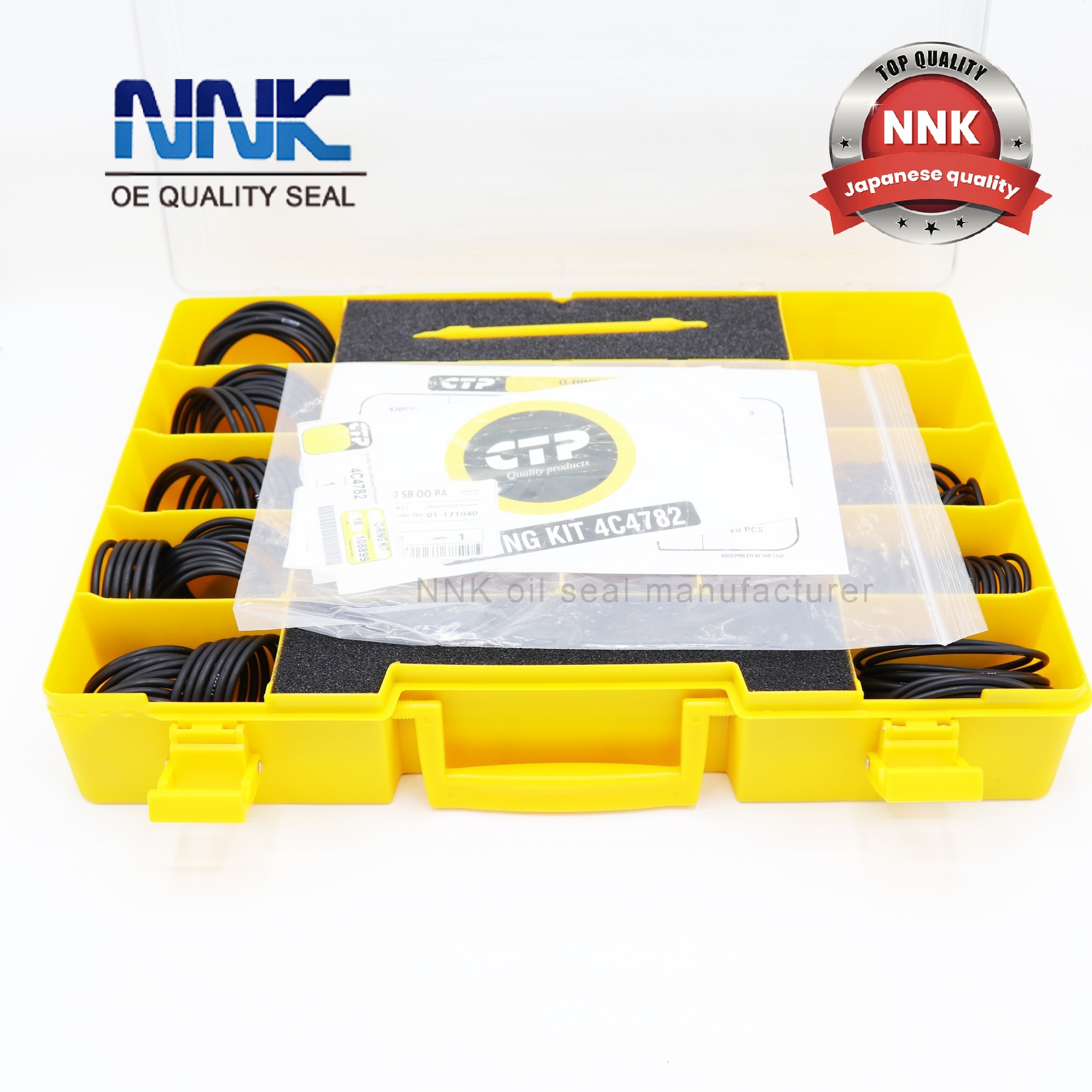 RINGO 580pcs NBR O rings 4C4782 Excavator Oring Kit for CAT