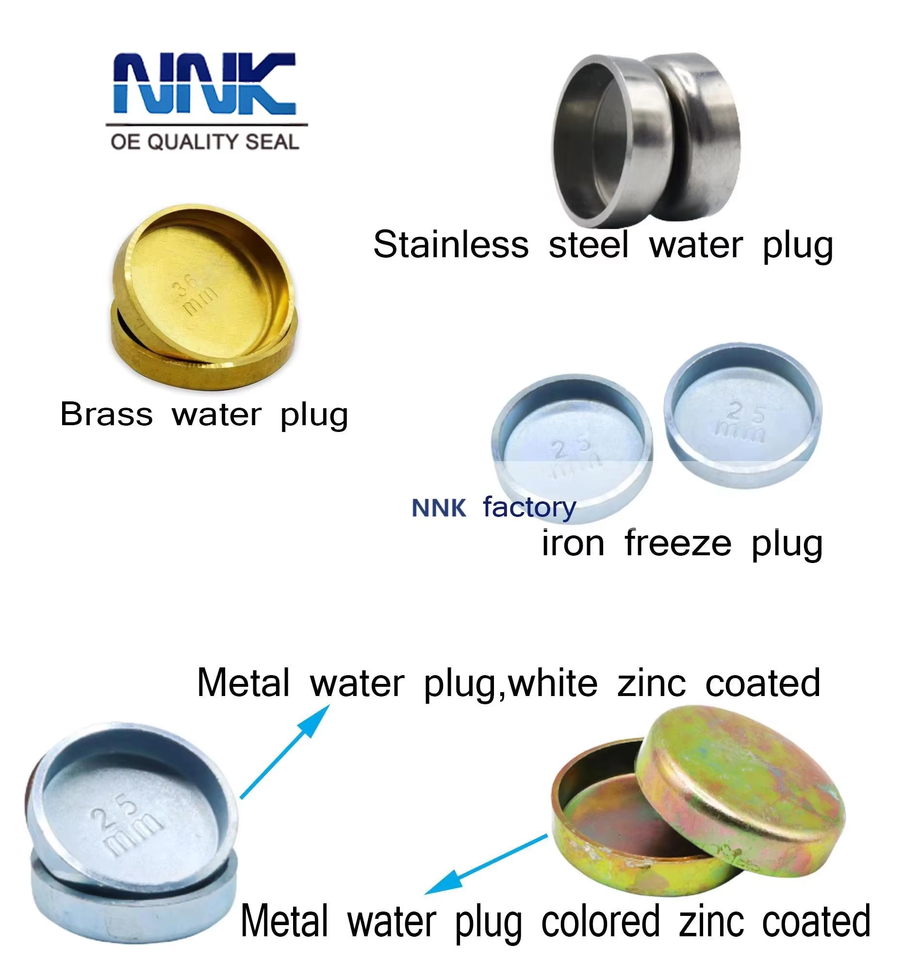 Iron Galvanized For Mitsubishi Axle Hub Cap Water Plug MB060563