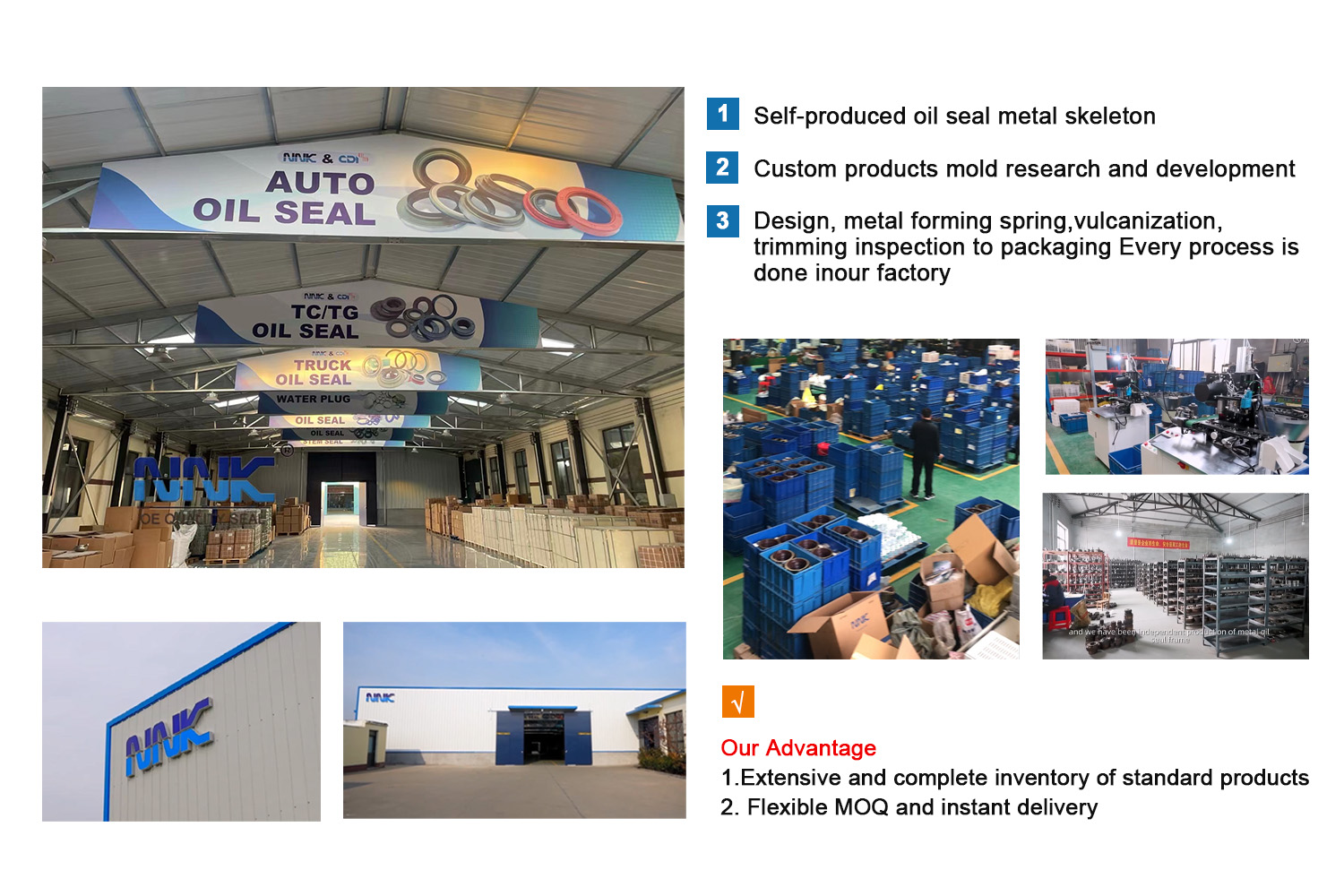 Oil seal products usually undergo the following types of tests before leaving the factory: