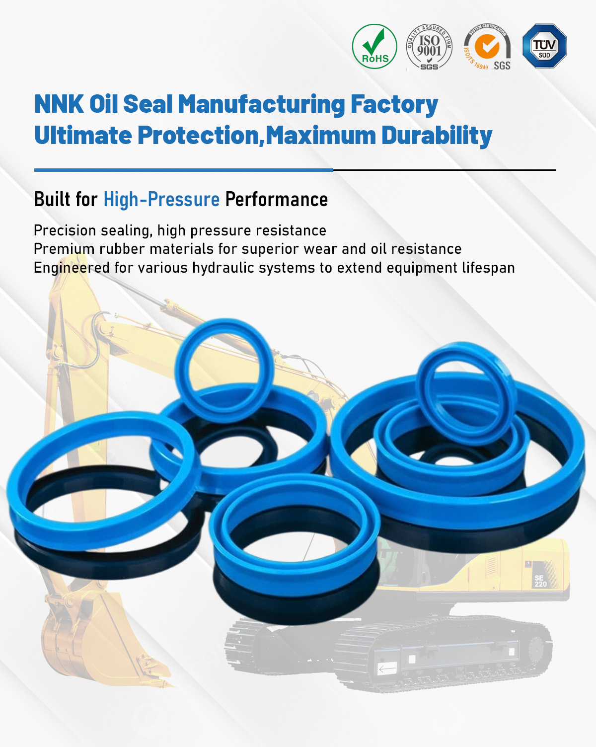 Hydraulic Oil Seals: NNK Factory Takes You To Understand