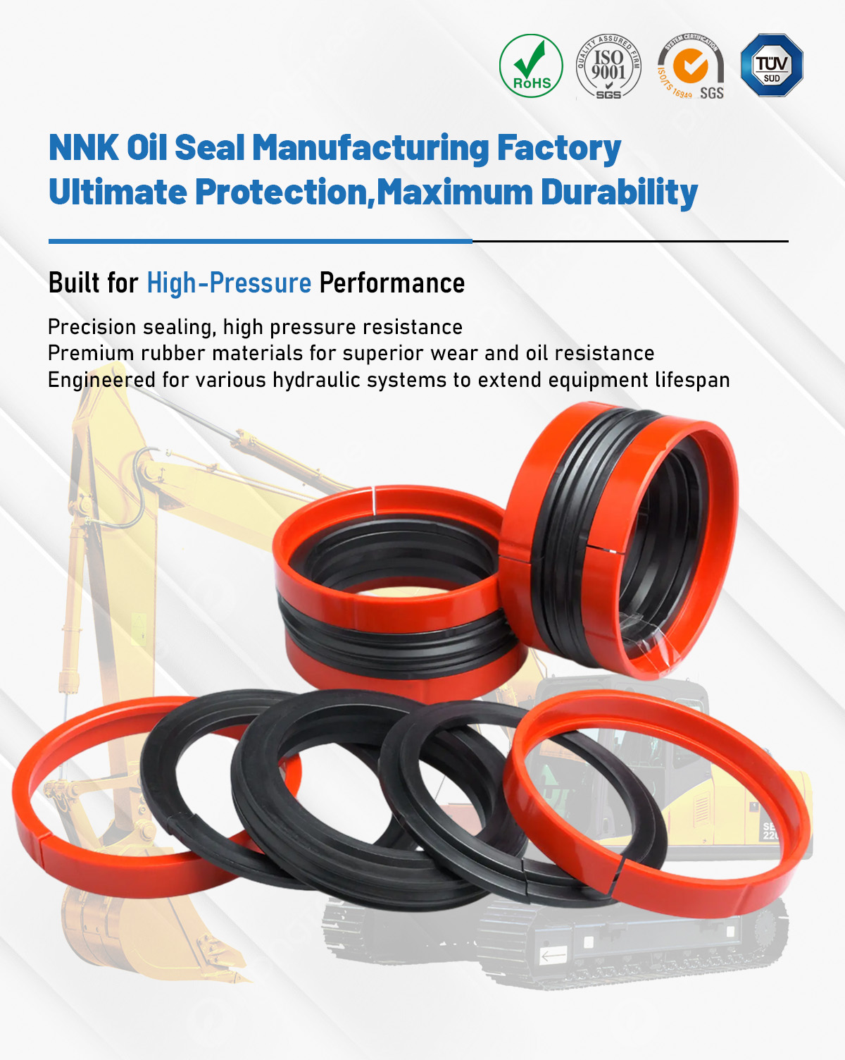 Hydraulic Oil Seals: NNK Factory Takes You To Understand