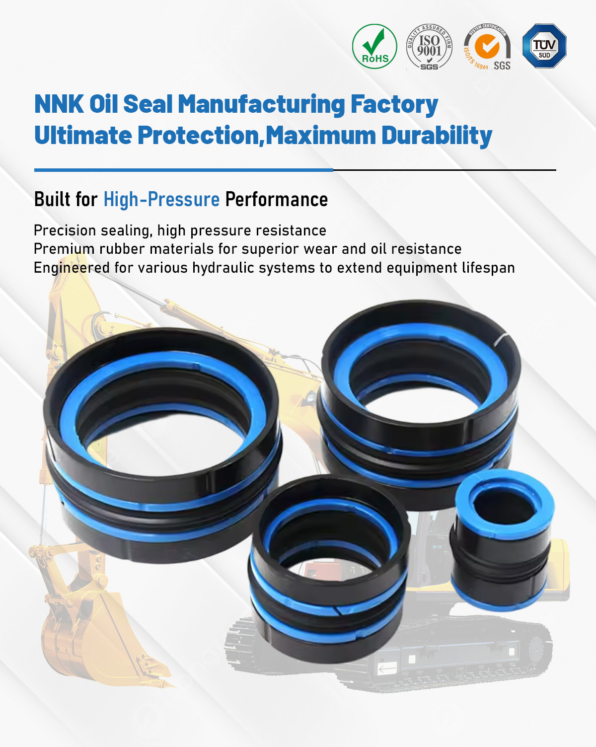 Hydraulic Oil Seals: NNK Factory Takes You To Understand