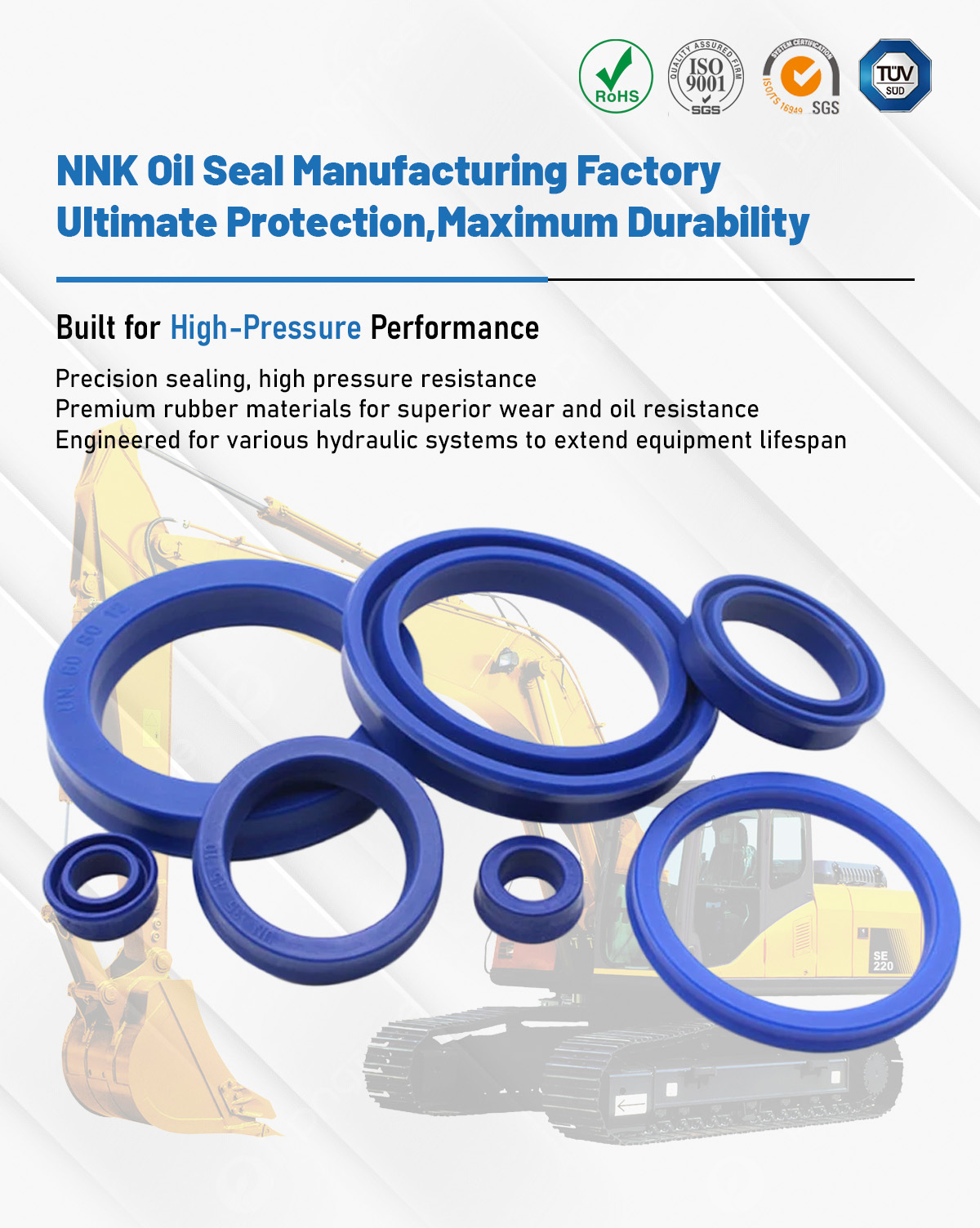 Hydraulic Oil Seals: NNK Factory Takes You To Understand