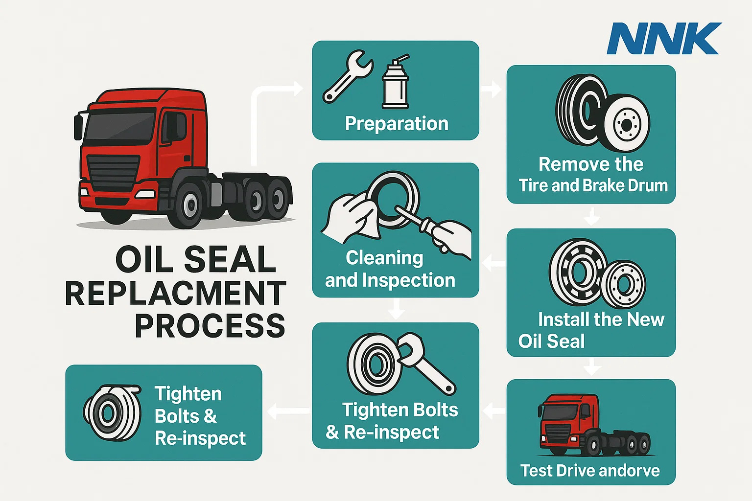 8 Steps to Replace Your Truck Oil Seal