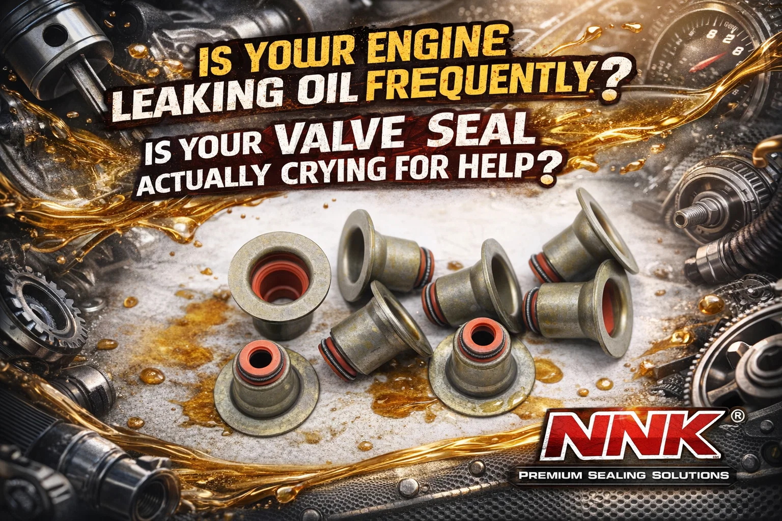 Frequent engine oil leaks: Is the Valve Seal actually "crying for help"?