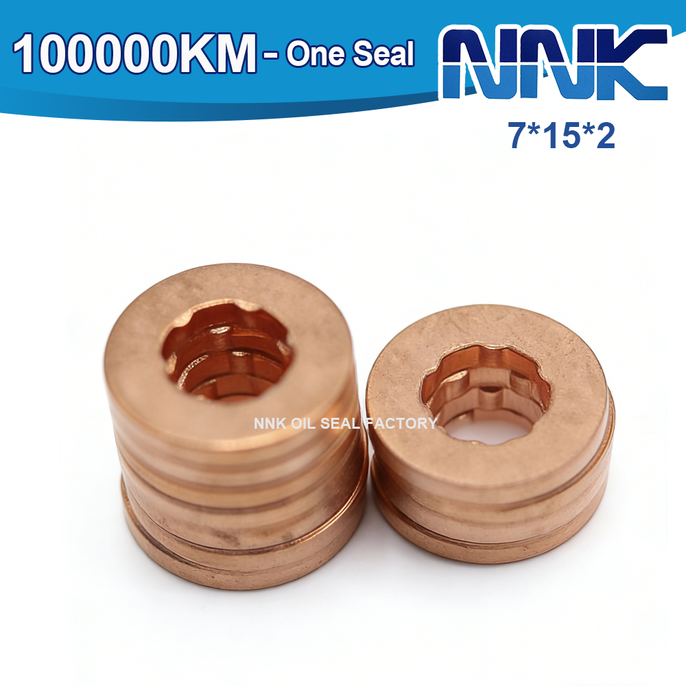 7*15*2 Copper Washer Fuel Injector Sealing Copper Washer Ring