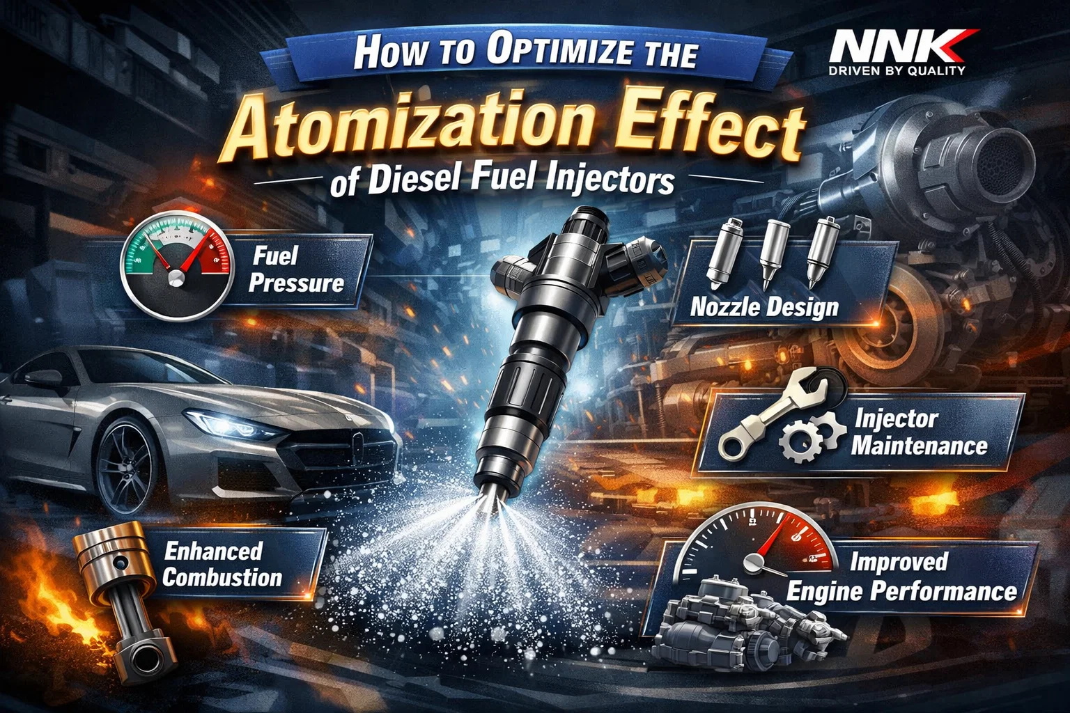 How to Optimize the Atomization Effect of Diesel Fuel Injectors