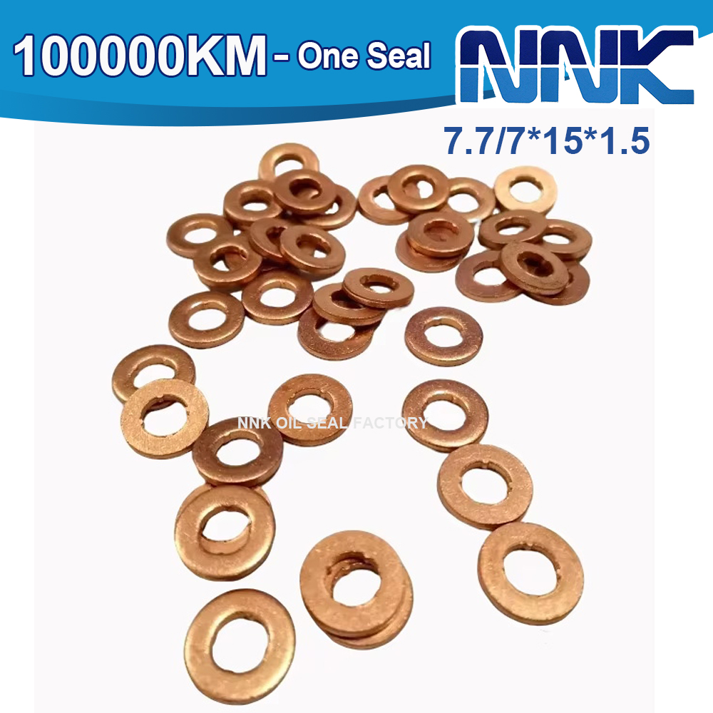 7.7/7*15*1.5 Fuel Injector Copper Washer F00RJ01453 Copper Gaskets