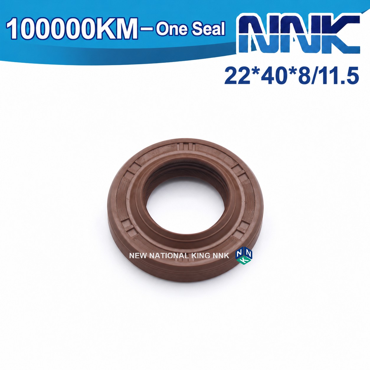 22*40*8/11.5 NBR Shaft Oil Seal Covered Double Lip Double spring Water Seal for Washing Machine Oil Seal