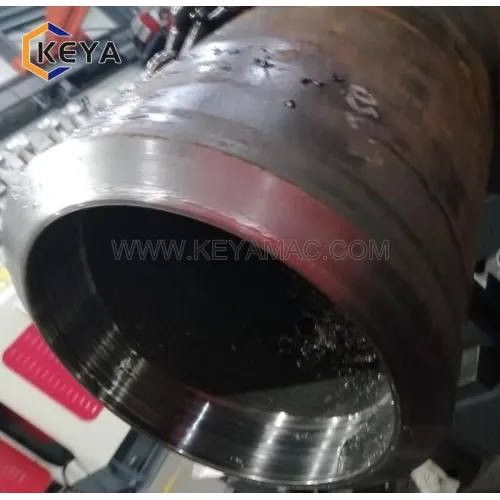 Multi-use pipe fittings beveling machine