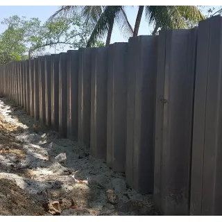 Z-shaped sheet piles have an additional piece of steel protruding which helps to increase their bending resistance.